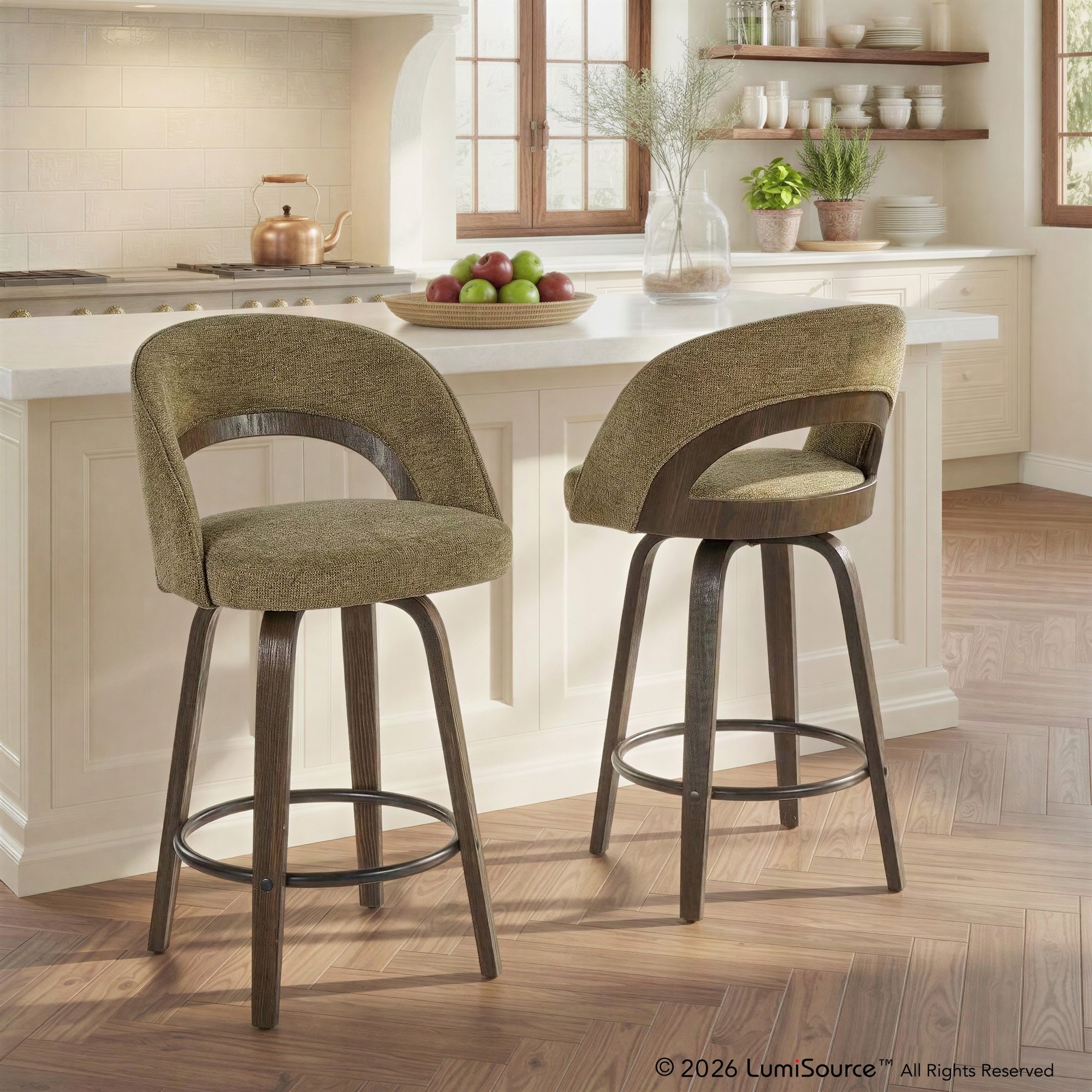 Reno 26" Fixed-height Counter Stool - Set Of 2